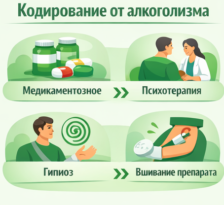 кодирование от алкоголизма в Губкине Санати